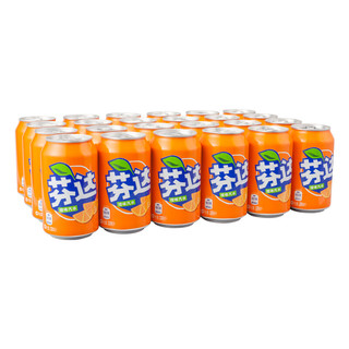 Fanta 芬达 汽水 橙味 330ml*24听