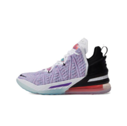 NIKE 耐克 LEBRON XVIII EP 男子篮球鞋 CQ9284-900 紫色/黑色/红色 42