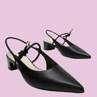 CHARLES & KEITH CK1-60580166 绳结中跟凉鞋 *2件