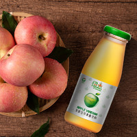 Apple Vinegar 绿杰 发酵型苹果醋饮料260ml整箱装无蔗糖玻璃瓶苹果醋塑料瓶饮料