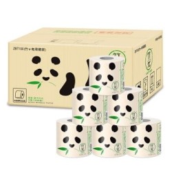 心相印 竹π本色卷纸 3层*150g*24卷 *3件