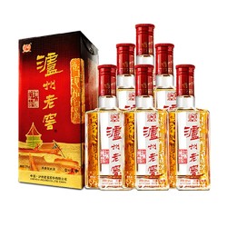 LUZHOULAOJIAO 泸州老窖 浓香型高度白酒52度 500mL*6瓶