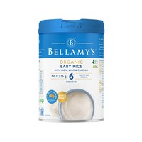 Bellamy's 贝拉米 宝宝高铁米粉 225g。 82元3罐 *3件
