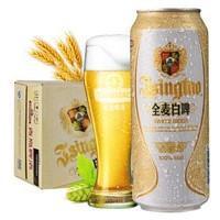 青岛啤酒 小麦啤酒 白啤 500ml*12听 *5件