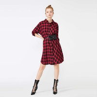 Vero Moda2019秋冬新款格纹衬衫式连衣裙|3193SZ509