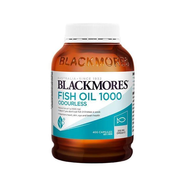 BLACKMORES 澳佳宝 无腥味 深海鱼油软胶囊 400粒