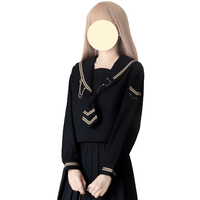 old driver 开校车的老司机 夜巡 JK制服 水手服 女士中间服上衣 S