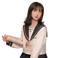 old driver 开校车的老司机 JK制服 水手服 女士中间服上衣 S