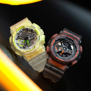 CASIO 卡西欧 G-SHOCK系列 51.2毫米石英腕表 GA-110LS-1A