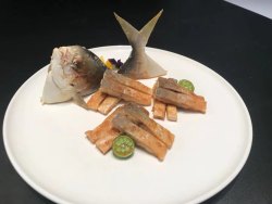 大渔印象国产三去开屏富贵金鲳鱼400g/袋 (去鳞去鳃去内脏) 独家腌制工艺 烹饪简单 *5件