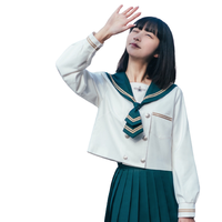 old driver 开校车的老司机 小春日和 JK制服 水手服 女士中间服上衣 S