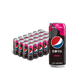 PLUS会员：pepsi 百事 可乐 Pepsi 无糖树莓味 碳酸饮料 细长罐 330ml*24罐