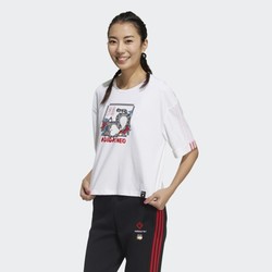 adidas 阿迪达斯 NEO W CNY WW TEE 吾皇万睡联名 GP5740 女子短袖T恤