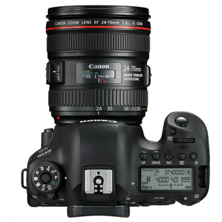 Canon 佳能 EOS 6D2 全画幅 数码单反相机 黑色 EF 24-70mm F4 IS USM 变焦镜头 单镜头套机