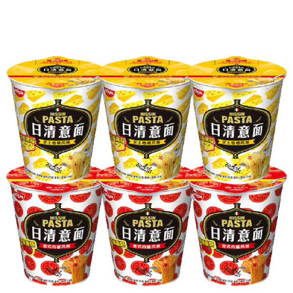 商品nissin 日清食品 日清意面组合装 2口味 447g(芝士培根风味70g*3