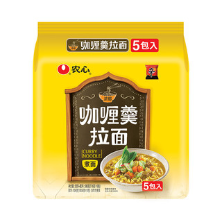 NONGSHIM 农心 咖喱羹拉面 116g*5袋