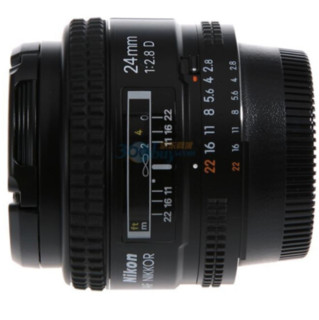 Nikon 尼康 AF-S 24mm F2.8D 广角定焦镜头 尼康F卡口 52mm