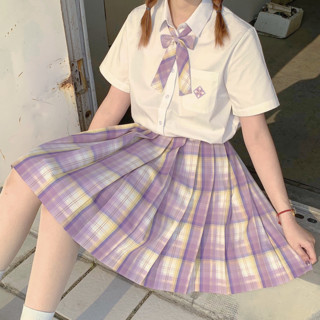 樱花家族 紫宝石学院 JK制服 西式制服 女士短袖衬衫 XS