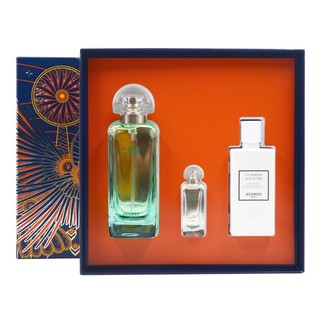 HERMÈS 爱马仕 尼罗河花园中性香水礼盒装 (淡香水100ml+淡香水7.5ml+润肤乳80ml)