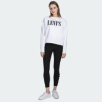 Levi's 李维斯 85894-0000 女士衬线LOGO印花针织束脚裤