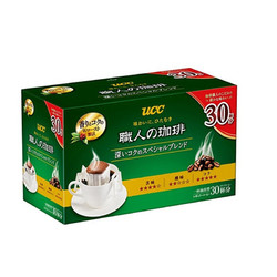 UCC 悠诗诗 职人 滴滤式挂耳咖啡 深厚浓郁 210g（7×30袋）