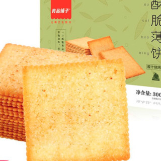 BESTORE 良品铺子 酥脆薄饼 酱汁烧烤味 300g