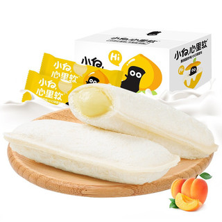 小白心里软 乳酸菌小口袋面包 黄桃味 420g