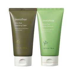 innisfree 悦诗风吟 绿茶橄榄洁面套装（绿茶150ml+橄榄150ml）