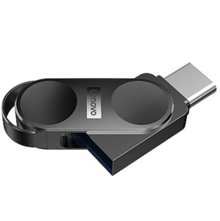 Lenovo 联想 L5C系列 L5C USB3.1 U盘 黑色 128GB USB/Type-C接口