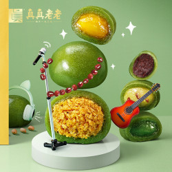 真真老老 豆沙青团 240g *3件