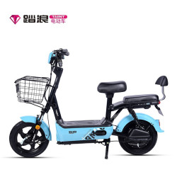 TAENT 踏浪 TDT134Z 跃动云雾蓝 48V20AH新国标电动车自行车