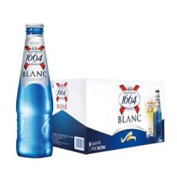 1664啤酒 白啤酒218ml*24瓶 整箱装