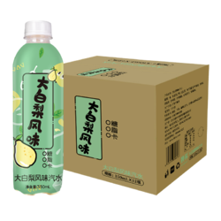 秋林QiuLin 大白梨汽水 350ml*12瓶