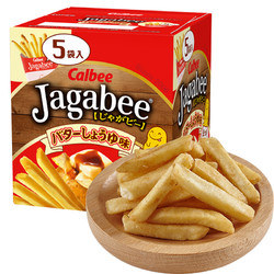卡乐比（ Calbee）薯条三兄弟日本进口黄油酱油味薯条零食80g *2件
