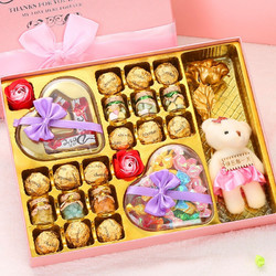 德芙巧克力礼盒装糖果三八妇女情人节礼物女生零食糖果