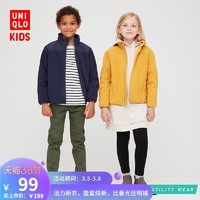 优衣库 童装 防风摇粒绒拉链茄克 430550 UNIQLO