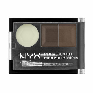 NYX 双色眉粉 | 深棕色/棕色 2.65g*3