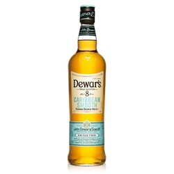 帝王（Dewar's）洋酒 二次陈酿威士忌 8年加勒比醇顺调配苏格兰威士忌700ml *4件