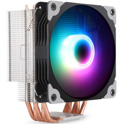鑫谷（Segotep）冷锋霜塔T5 CPU散热器（纯铜5热管/4针温控静音rgb风扇/支持AM4/Intel amd多平台风冷塔式）