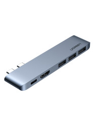 绿联typec拓展坞扩展usb转接头雷电3转hdmi投影仪网线转接口macair笔记本macbookpro配件通用苹果电脑转换器 *5件