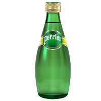 黑卡会员：perrier 巴黎水  含气天然矿泉水 330ml*24瓶