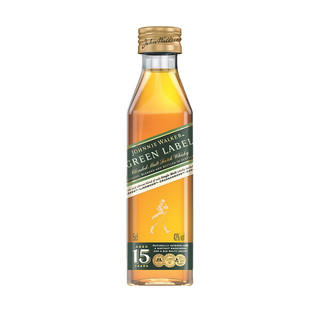 JOHNNIE WALKER 尊尼获加 绿牌 威士忌 43%vol 50ml