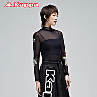 再降价：Kappa 卡帕 玩家系列摇滚联名 K0B42TC01D 女款网纱卫衣