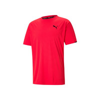 PUMA 彪马 Train Graphic SS Tee 男子运动T恤 520116-23 罂粟红 M