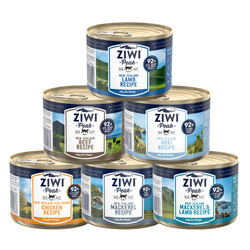 ZIWI滋益巅峰猫罐头湿粮新西兰进口布偶美英短全期猫湿粮罐头185g*6