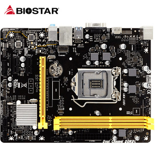 映泰（BIOSTAR）H310MHD3主板支持DDR3内存