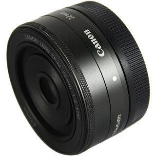 Canon 佳能 EF-M 22mm F2 STM 标准定焦镜头 佳能EF-M卡口 43mm 黑色