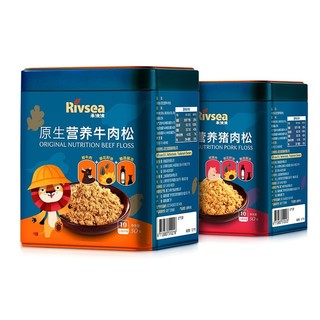 Rivsea 禾泱泱 婴幼儿营养牛肉松 50g+猪肉松 50g