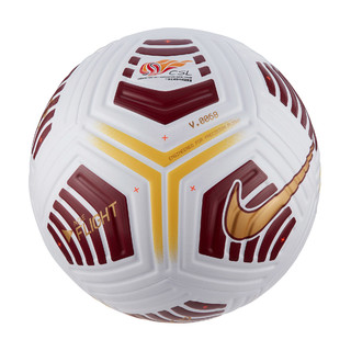 NIKE 耐克 Chinese Super League Flight 足球 CU8025-100 白色/队红/金/白色 5号/标准