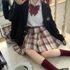 坂桥JK製服部 提子奶酥 JK制服 女士格裙 42cm S